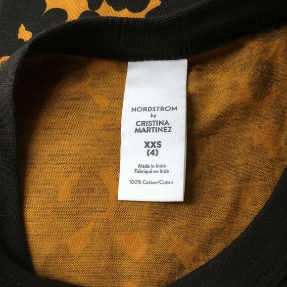 Nordstrom by Cristina Martinez Kid's Camo Tee Black XXS - Picture 3 of 3
